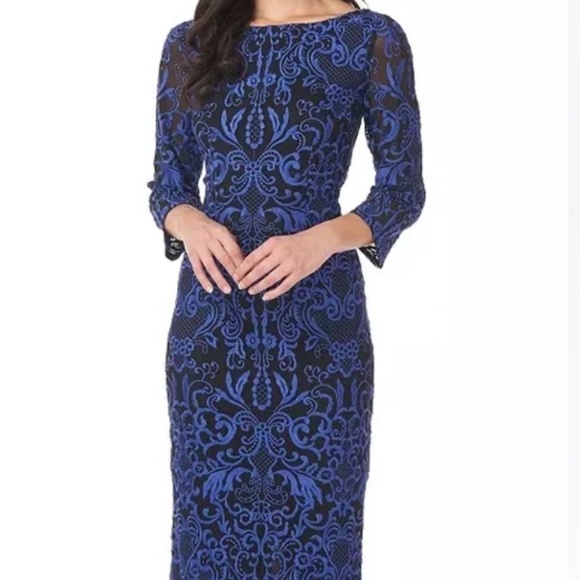 JS Collection embroidered dress - Picture 4 of 4